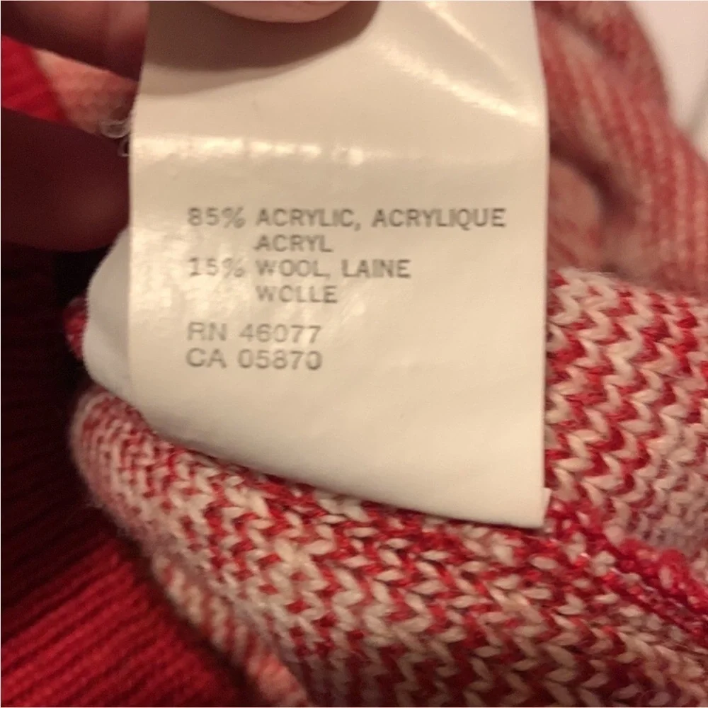 Vintage Esprit Sport Nordic wool blend sweater Size Medium